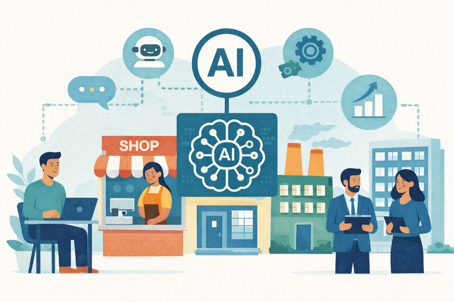 AI Transformation Illustration